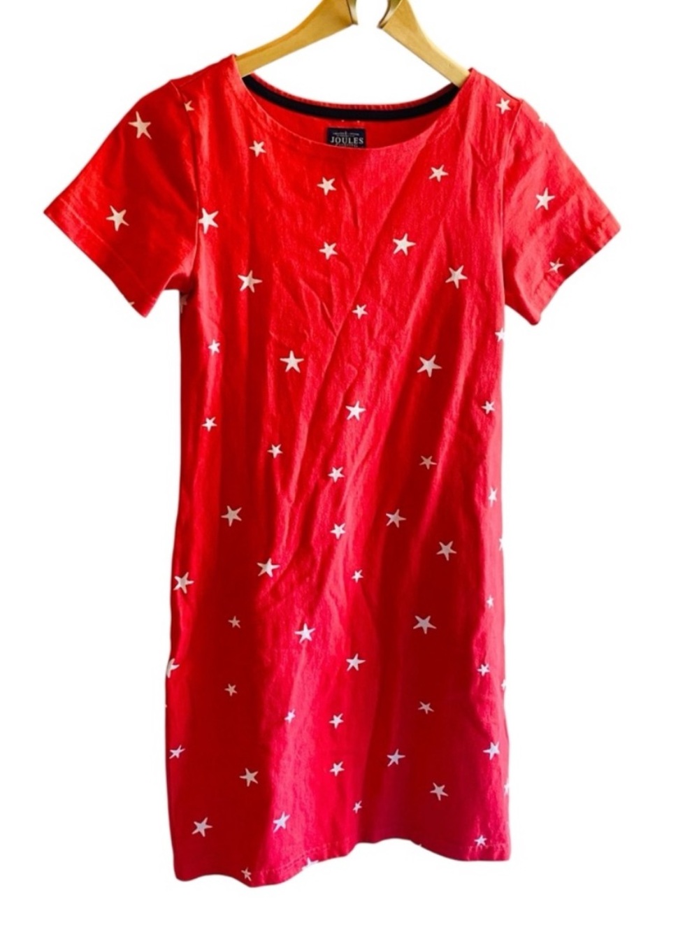 JOULES Riviera Red Sky Star Print Dress